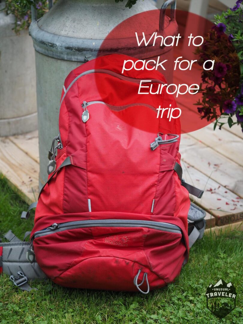 What to pack for a Europe trip Unusual Traveler