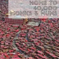 Larung Gar is home to the largest buddhist institue in the world