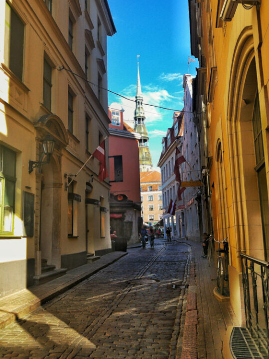 Riga backstreet