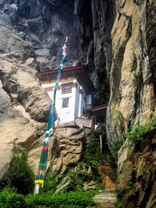 Meditation house on the way to the Tiger Nest Monastery in Bhutan