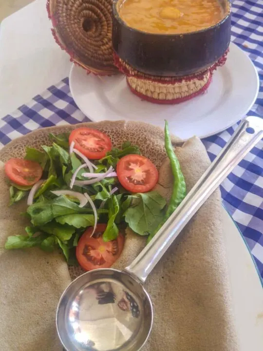 IsInjera typical Eritrean food
