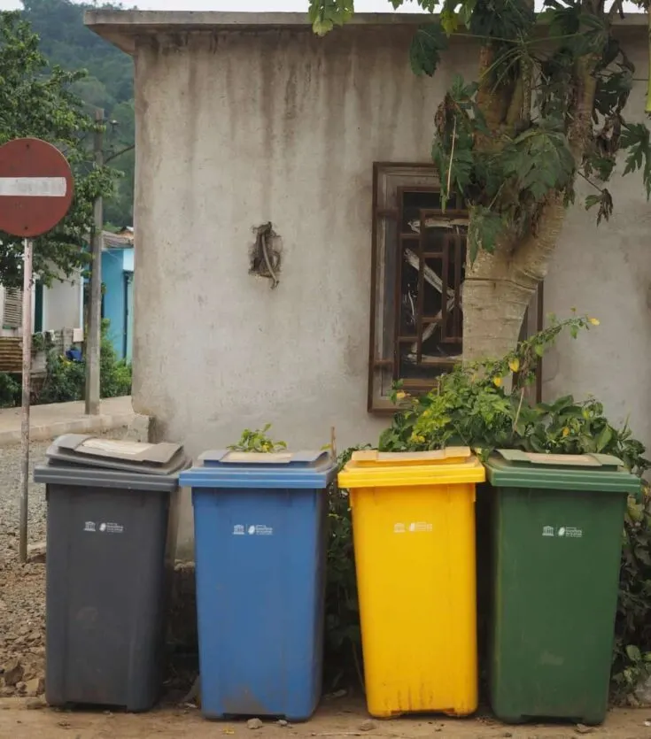 The locals on Principe recycle sao tome africa