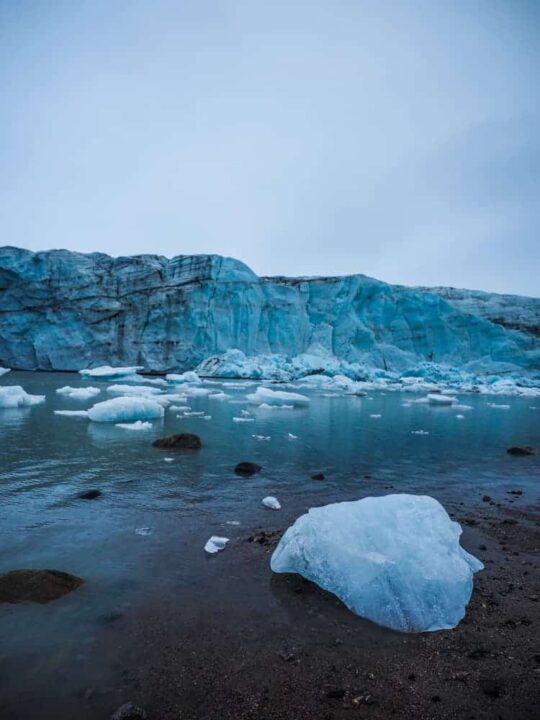 Glacier greenland ice sheet