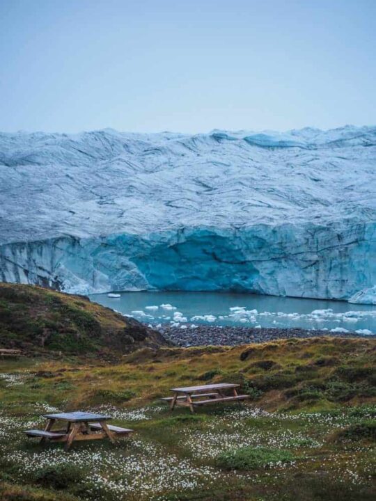 Glacier picknick greenland