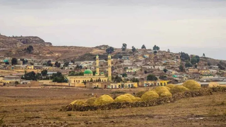 Senafe town south Eritrea