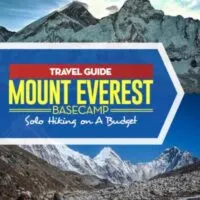 Travel Tip about how to hike to Mount Everest Basecamp in Nepal on a budget. #nepal #hiking #mountain #travel #travelblogger #travelblog #traveltips