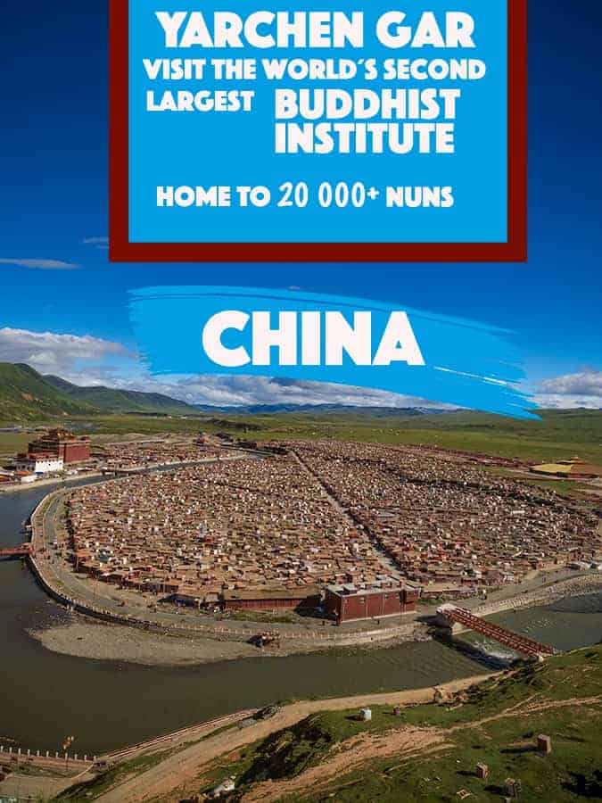 Yarchen Gar not to be mistaken with Larung Gar is one of the biggest Buddhist places in the world. It´s located in Sichuan, China.#china #travel #traveltips #sichuan #asia #budget #buddha Yarchen Gar not to be mistaken with Larung Gar is one of the biggest Buddhist places in the world. It´s located in Sichuan, China.#china #travel #traveltips #sichuan #asia #budget #buddha
