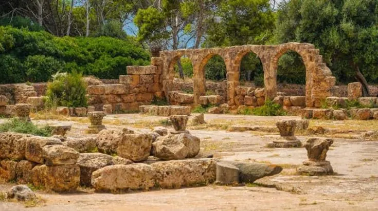 Roman ruins in Algeria