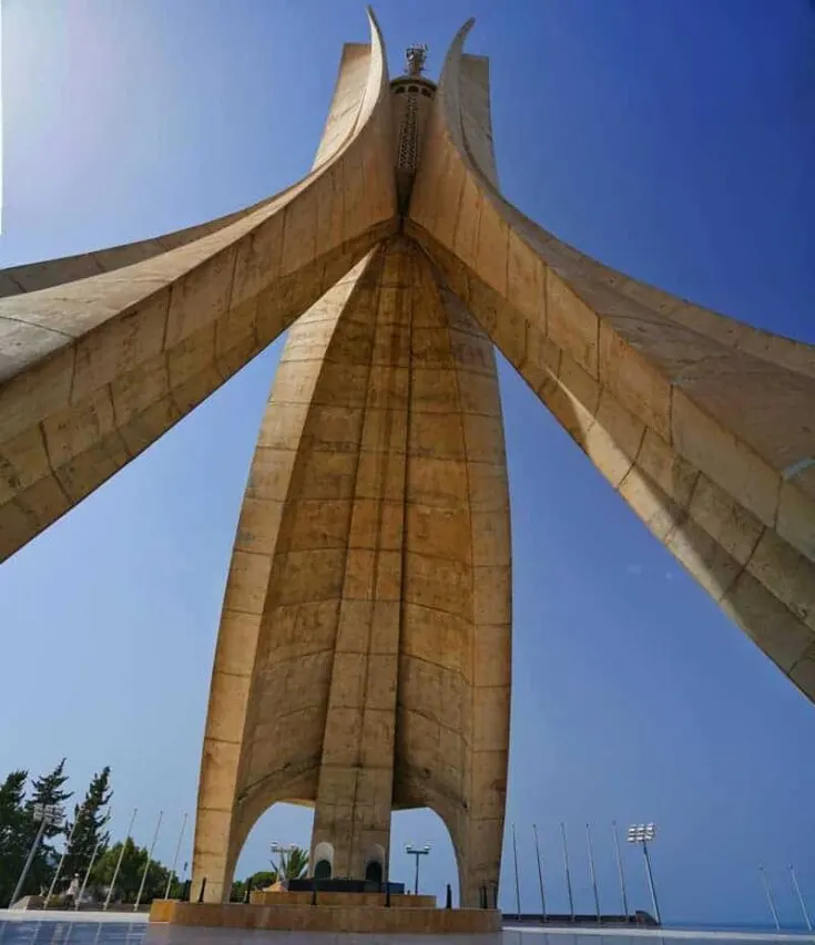 Martyrs' Memorial Monument in Algiers algeria
