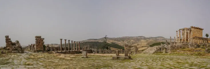 algeria djemila roman ruins