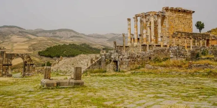 Temple of Gens Septimia in Djemila