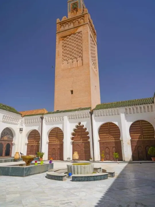 Inside the Great Mosque of Tlemcen