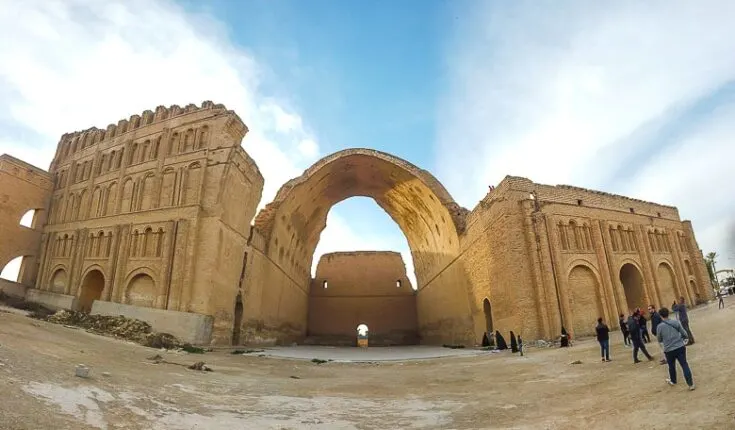 the ruins of the ancient city of Ctesiphon
