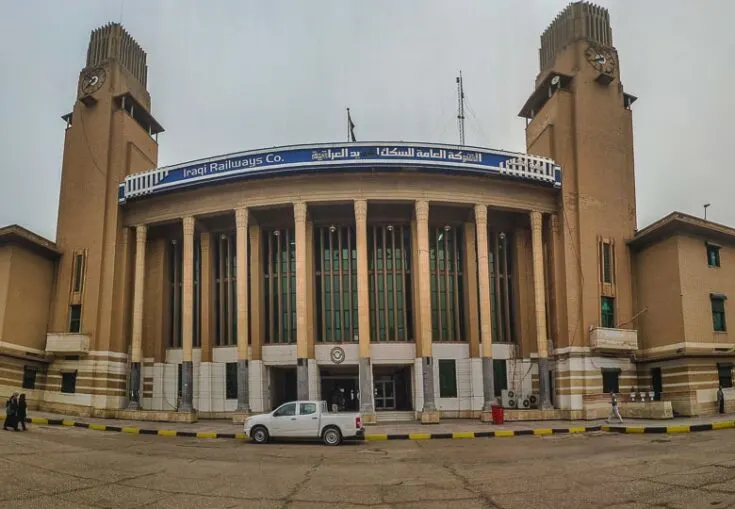 Baghdad railway station in Iraq