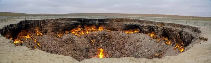 gates to hell in turkmenistan central asia
