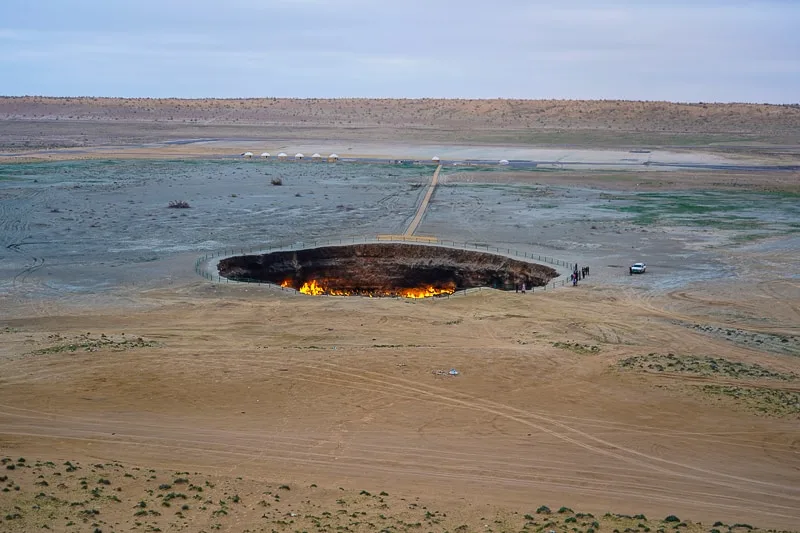 How To Visit The Gates Of Hell Darvaza Gas Crater In Turkmenistan Unusual Traveler