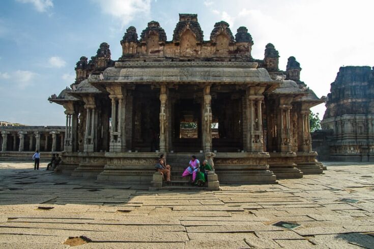 Vittala Temple Complex in Hampi in India