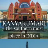 travel guide to Kanyakumari the most southern tip of India in the state of Tamil Nadu.