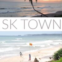 mall and sleepy SK Town hides along a beachfront on open Dondra Bay. It’s a relatively unknown corner of the Sri Lankan south coast