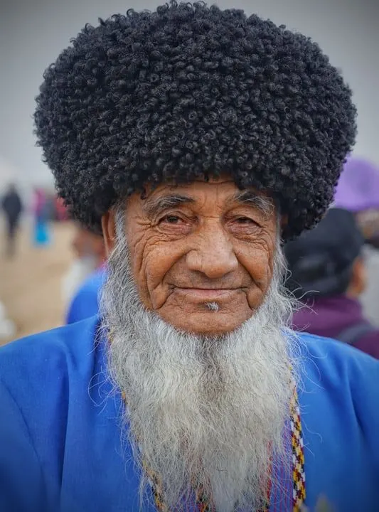 only old men are allowed to have a beard in turkmenistan