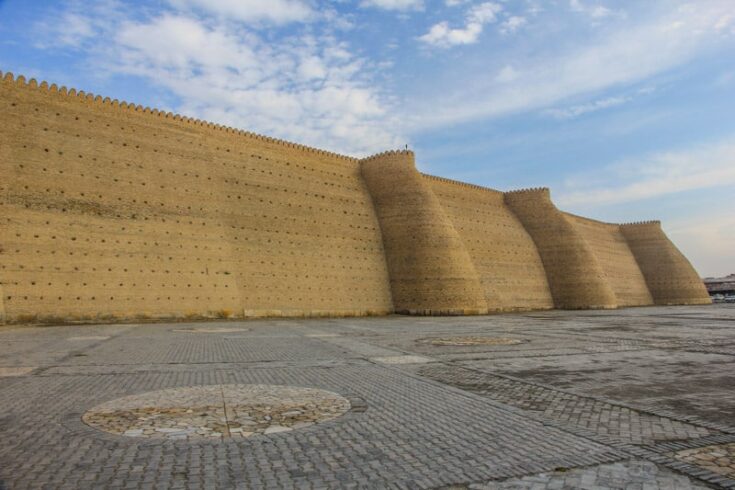 Bukhara wall citadel uzbekistan