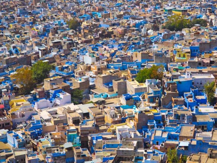 blue city of jodhpur in India