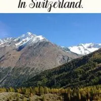 Travel guide to Switzerland hiking guide