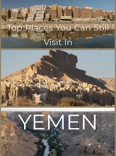 War and insurgency are still a present factor in Yemen today; however, tourism to the country is no longer an impossibility. Recent security improvements have made trips possible to Yemen’s central and eastern regions. here are the top places you can still visit in Yemen