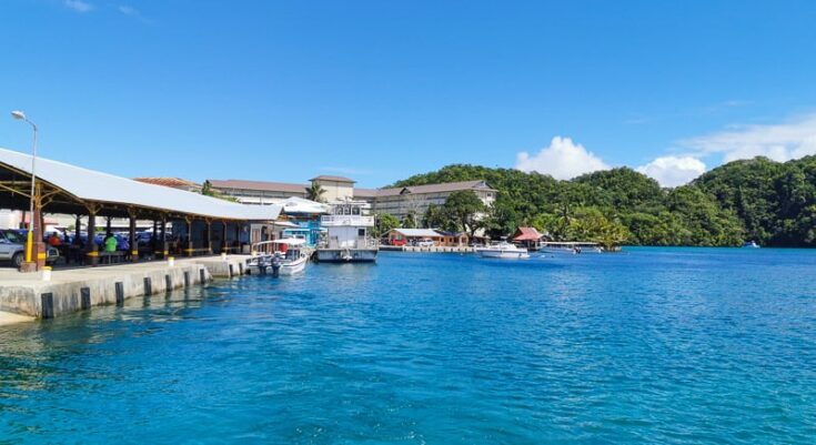 Palau public ferry dock