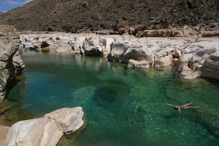 Kalisan wadi a great place for siwmming on socotra