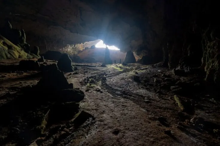 Inside Hoq cave socotra