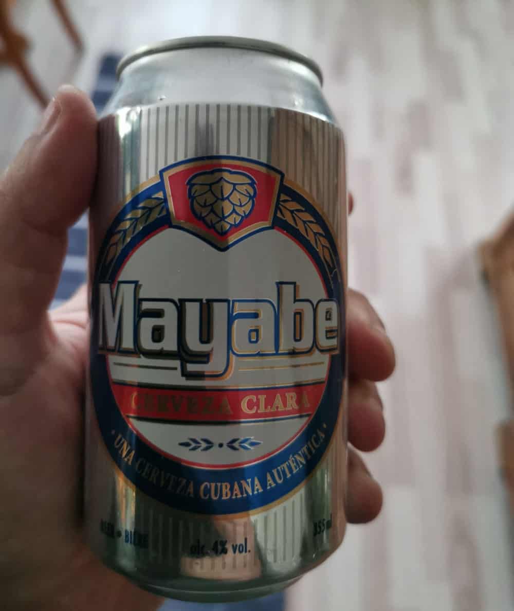 Mayabe Cerveza Clara local cuba beer