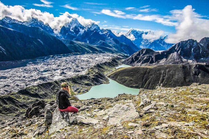 Nepal mountain view
