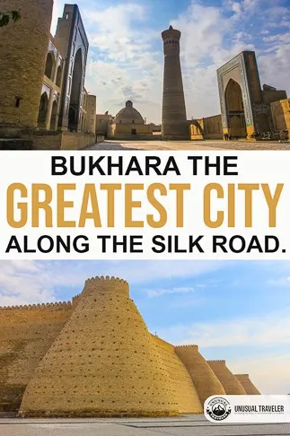Bukhara once one of the most important cites on the silk road, today located in Uzbekistan, Central Asia