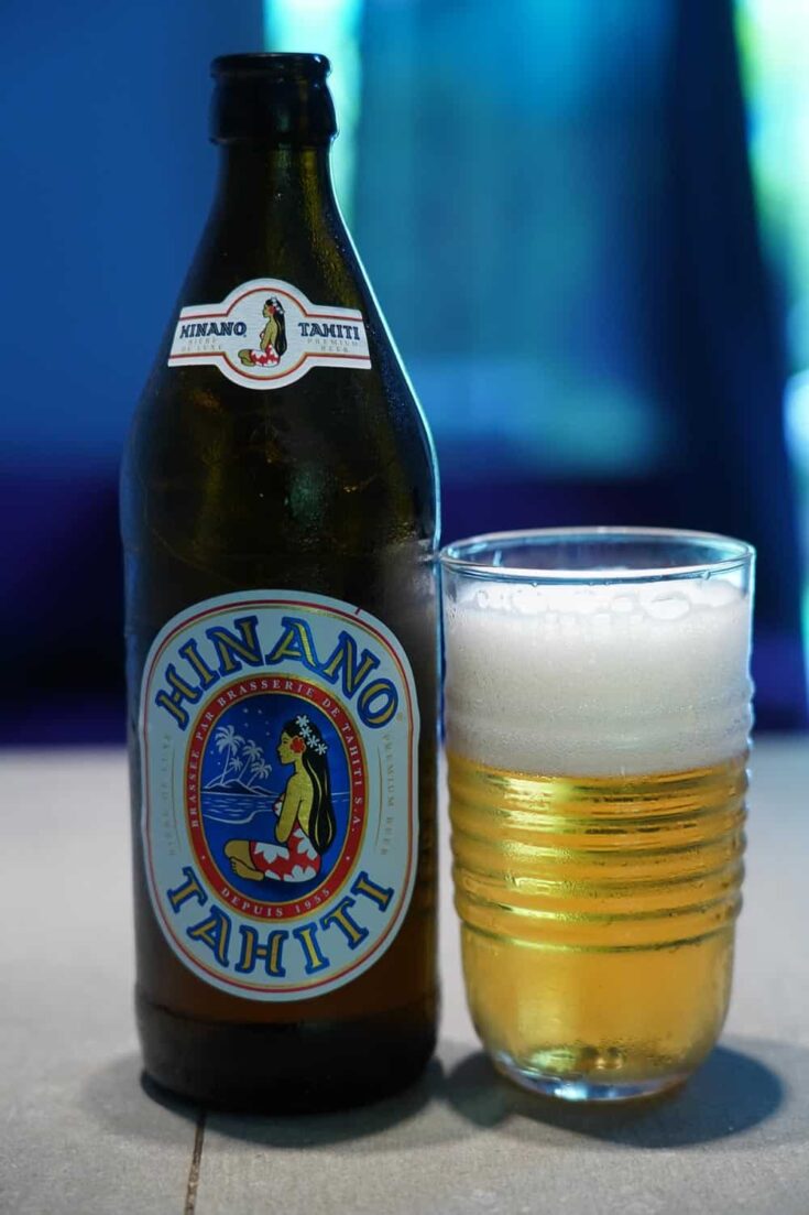 Hinano beer in French Polynesia
