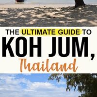 Ultimate guide to Koh Jum.Shaped like a diamond as it runs from the craggy karst coast of Krabi into the shimmering waters of the Andaman Sea, Koh Jum is considered a true untouched Thailand paradise still not discovered by the crowds.