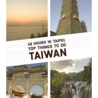 Travel guide to what to do during 48 hours in Taipei the capital of Taiwan.