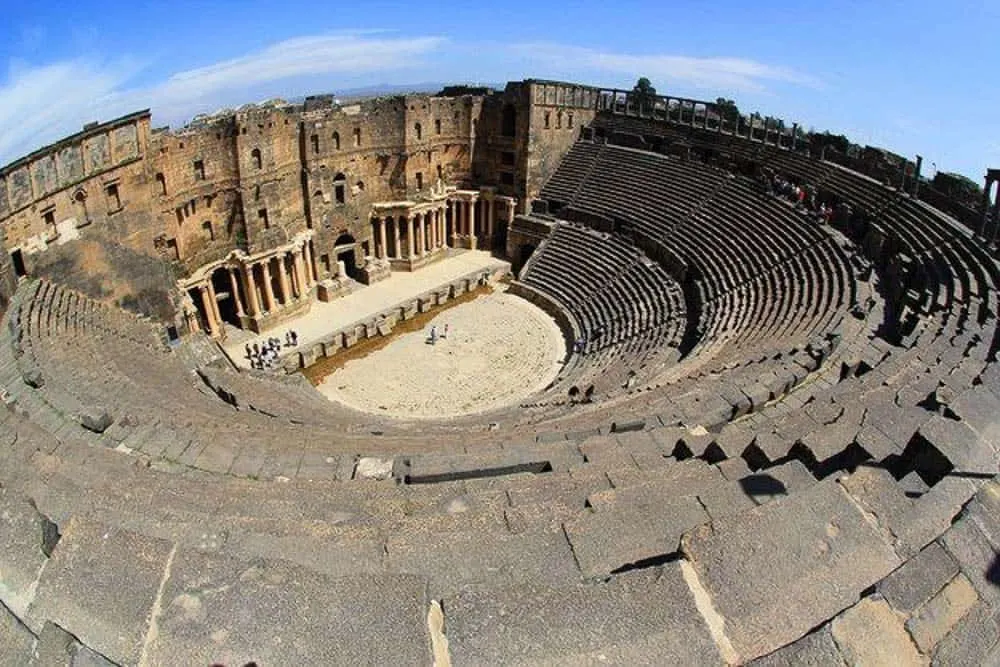 Busra roman ruins Syria