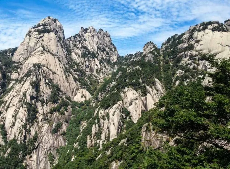 The yellow mountain China
