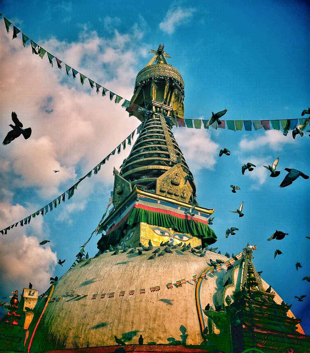Swayambhunath stupa kathmandu
