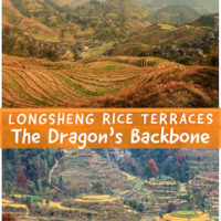 Travel guide to. Longsheng/Longji Rice Terraces the dragon´s backbone a natural wonder and must visit in southern part of China