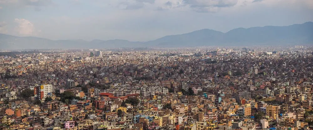 view of kathmandu nepal