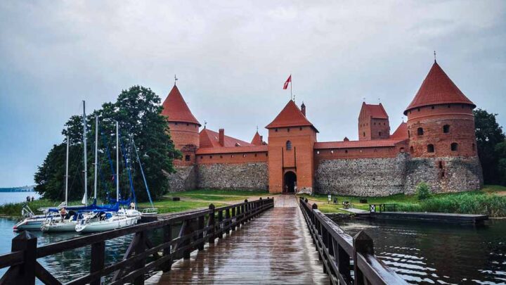 Trakai Castle in lithuania