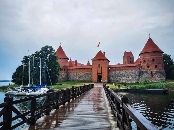 Trakai Castle in lithuania