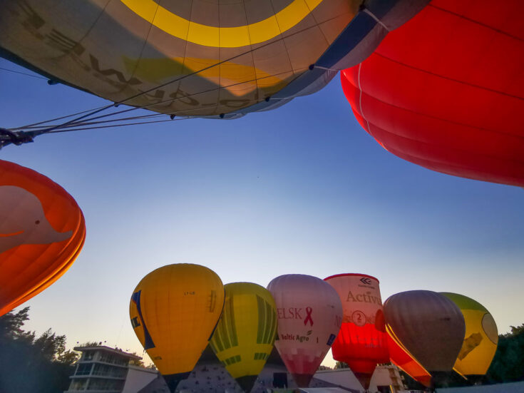 lithuania hot air ballon