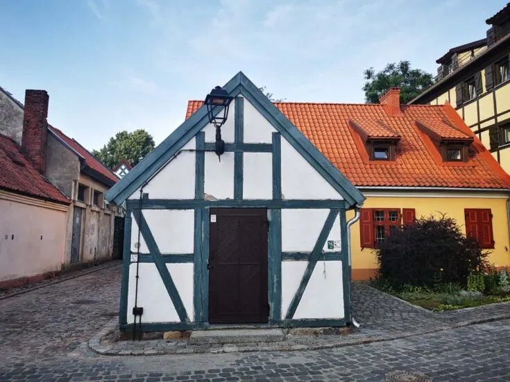 Old town Klaipeda lithunia