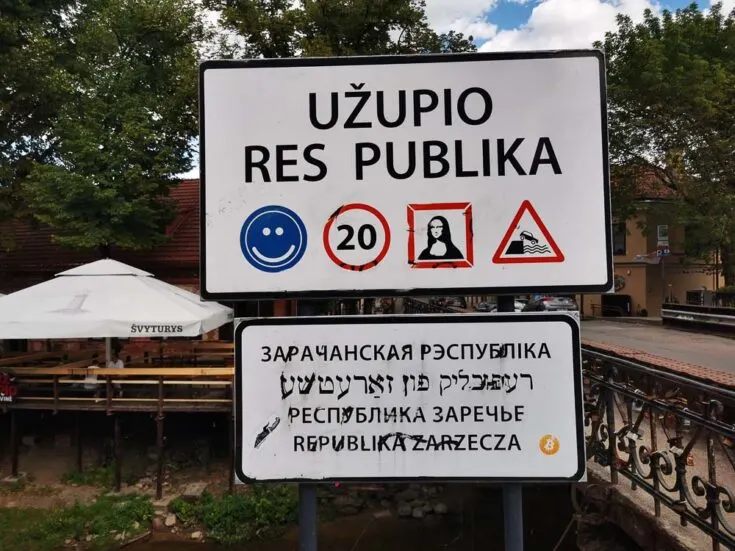 Republic of Užupis vilnius