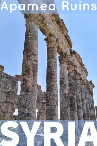 Apamea ruins in Syria