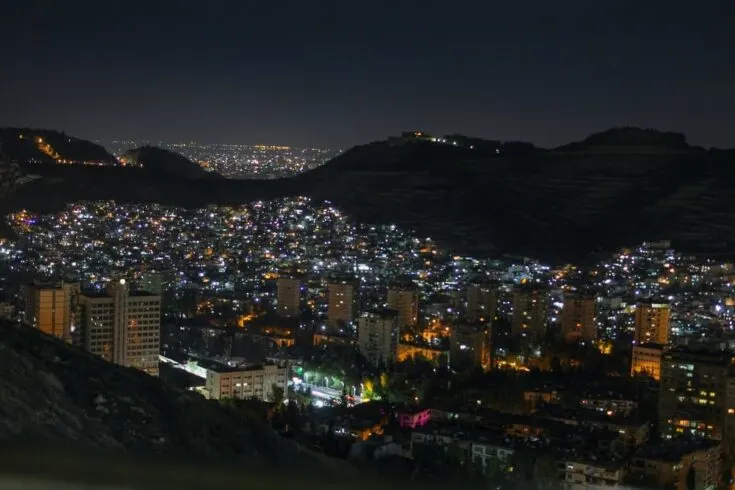 Damascus City at night