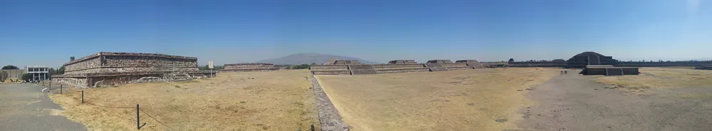 ancient ruins outside Mexico City
